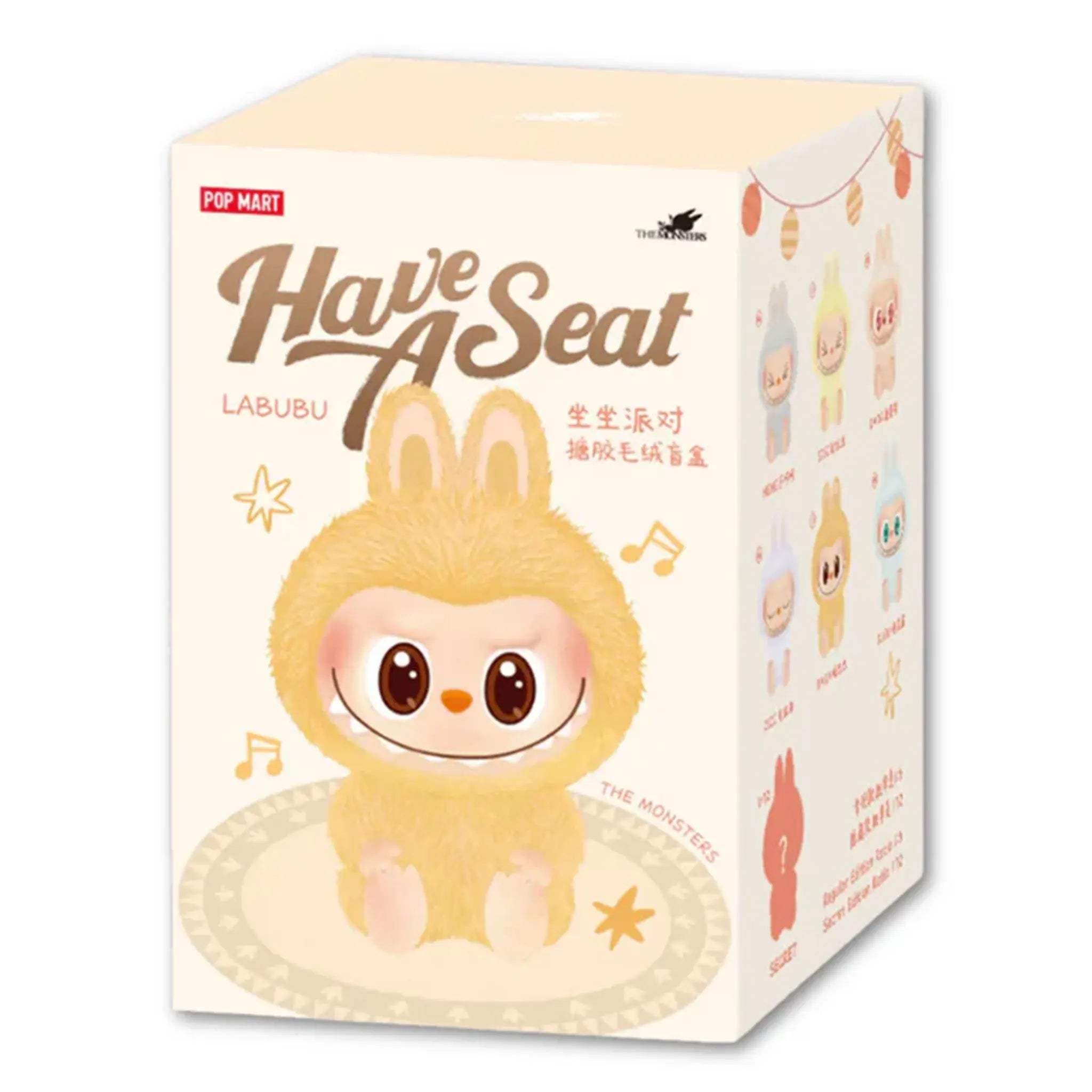Image of Pop Mart Labubu The Monsters Have a Seat Vinyl Plush Blind Box (Single)